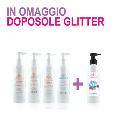 KIT SOLARI RIMODELLANTI - DOPOSOLE GLITTER IN OMAGGIO 