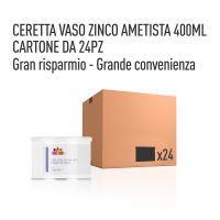 CERETTA ZINCO AMETISTA VASO 400 ML- CONFEZIONE DA 24 PEZZI