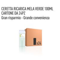 CERETTA MELA VERDE RICARICA 100 ML- CONFEZIONE DA 24 PEZZI