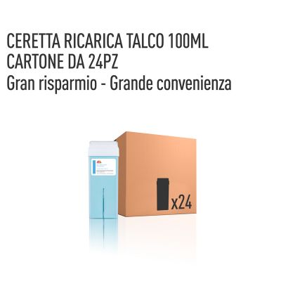 CERETTA TALCO RICARICA 100 ML- CONFEZIONE DA 24 PEZZI