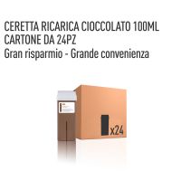 CERETTA CIOCCOLATO RICARICA 100 ML- CONFEZIONE DA 24 PEZZI