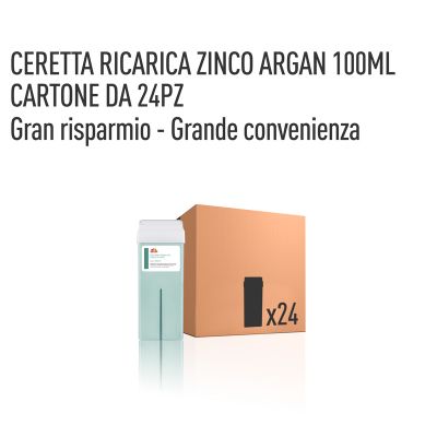 CERETTA ZINCO OLIO ARGAN RICARICA 100 ML- CONFEZIONE DA 24 PEZZI