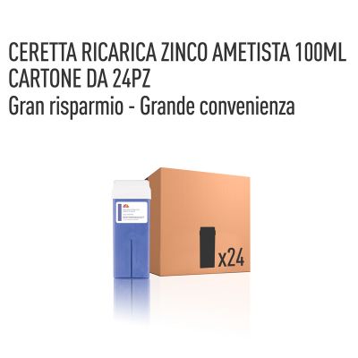 CERETTA ZINCO AMETISTA RICARICA 100 ML- CONFEZIONE DA 24 PEZZI